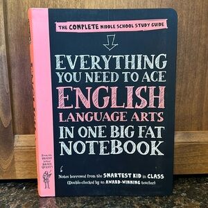 Everything you need to ace English Language Arts in one big fat notebook.
